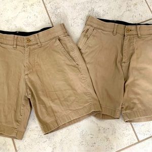 Mens/ Boys  Abercrombie & Fitch & American Eagle khaki shorts size 26w & XS